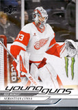 2024-25 Sebastian Cossa Upper Deck EXTENDED SERIES YOUNG GUNS ROOKIE RC #708 Detroit Red Wings