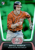 2012 Bryce Harper Bowman Platinum EMERALD ROOKIE RC #56 Washington Nationals