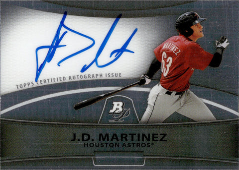 2010 J.D. Martinez Bowman Platinum ROOKIE REFRACTOR AUTO AUTOGRAPH RC #BPA-JDM Houston Astros