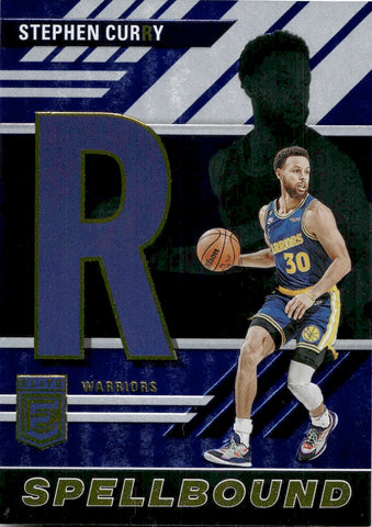 2023-24 Stephen Curry Donruss Elite BULE SPELLBOUND 37/99 #34 Golden State Warriors