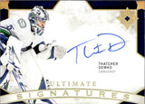 2021-22 Thatcher Demko Upper Deck Ultimate ULTIMATE SIGNATURES AUTOGRAPH AUTO #US-TD Vancouver Canucks