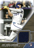 2026 Jac Caglianone Topps SERIES ONE MAJOR LEAGUE MATERIAL RELIC ROOKIE JERSEY RC #MLM-JCA Kansas City Royals