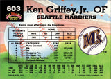 1992 Ken Griffey Jr. Topps Stadium Club MEMBERS CHOICE #603 Seattle Mariners