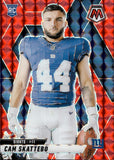 2025 Cam Skattebo Panini Mosaic RED MOSAIC PRIZM VARIATION ROOKIE RC #271 New York Giants