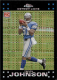2007 Calvin Johnson Topps Chrome X-FRACTOR ROOKIE RC #TC200 Detroit Lions