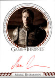 2021 Marc Rissmann as Captain Harry Strickland Rittenhouse Game of Thrones GOLDEN COMPANY RED INK AUTO AUTOGRAPH #_MARI