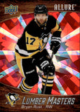 2023-24 Bryan Rust Upper Deck Allure LUMBER MASTERS RED 92/99 #LM-16 Pittsburgh Penguins