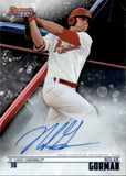 2018 Nolan Gorman Bowman's Best BEST OF 2018 AUTOGRAPH AUTO #B18-NG St. Louis Cardinals
