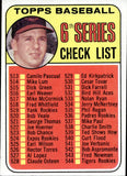 1969 Topps CHECKLIST 6TH SERIES 513-588 #504 *UNMARKED*