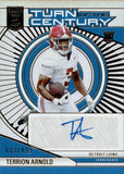 2024 Terrion Arnold Panini Donruss Elite TURN OF THE CENTURY AUTOGRAPH ROOKIE AUTO RC 83/499 #TCA-TAR Detroit Lions