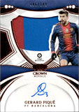 2022-23 Gerard Pique Panini Chronicles Crown Royale La Liga SILHOUETTES AUTOGRAPH JERSEY 46/149 AUTO #S-GP FC Barcelona