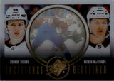 2024-25 Connor Bedard Nathan MacKinnon Upper Deck SPx EXCELLENCE REDEFINED #EX-9 Chicago Blackhawks Colorado Avalanche