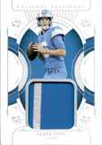2025 Jared Goff Panini National Treasures TREASURED PATCHES 21/25 #TP-JGF Detroit Lions