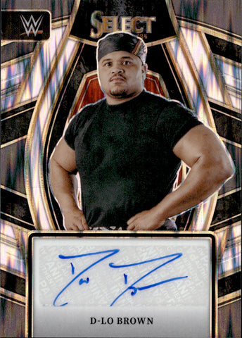 2024 D-Lo Brown Panini Select FLASH AUTO AUTOGRAPH #SL-BLB WWE Legend
