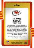 2025 Travis Kelce Panini Donruss THREADS JERSEY #DTH-TKE Kansas City Chiefs