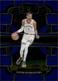 2023-24 Victor Wembanyama Panini Select CONCOURSE BLUE ROOKIE RC #87 San Antonio Spurs 11