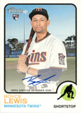 2022 Royce Lewis Topps Heritage AUTO ROOKIE AUTOGRAPH RC #ROA-RL Minnesota Twins
