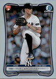 2026 Cam Schlittler Bowman Chrome REFRACTOR VARIATION RED ROOKIE RC #53 New York Yankees