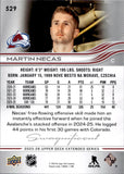 2025-26 Martin Necas Upper Deck Extended Series SWAGNIFICENT VARIATION #529 Colorado Avalanche