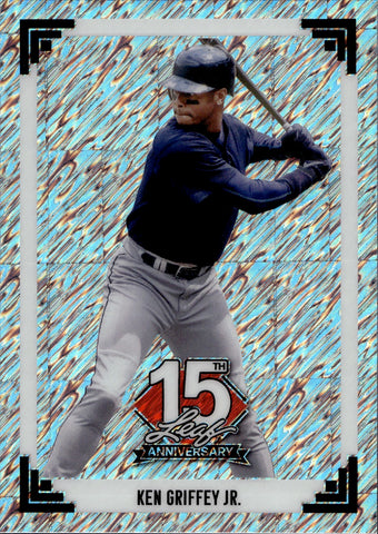 2025 Ken Griffey Jr. Leaf 15th Anniversary NSCC 1991 4/15 Seattle Mariners #91B-95