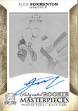 2017-18 Alex Formenton Upper Deck The Cup AUTOGRAPH ROOKIE MASTERPIECES BLACK PRINTING PLATE 1/1 ONE OF ONE AUTO RC #SPA-149 Ottawa Senators