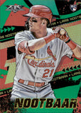 2022 Lars Nootbaar Topps Fire GREEN ROOKIE 153/199 RC #144 St. Louis Cardinals