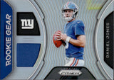 2019 Daniel Jones Panini Prizm ROOKIE GEAR PRIZM JERSEY RC #RG-DJ New York Giants