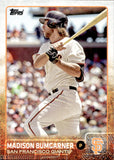 2015 Madison Bumgarner Topps SERIES 1 BATTING SP PHOTO VARIATION #20 San Francisco Giants