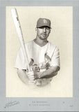 2005 Jim Edmonds Donruss Zenith STUDIO PORTRAITS BLUE BLACK & WHITE 27/50 #SP-15 St. Louis Cardinals