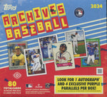 2024 Topps Archives Baseball Collector's, 10 Box Case