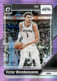2024-25 Victor Wembanyama Panini Donruss Optic PINK HYPER PRIZM #45 San Antonio Spurs 1