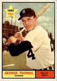 1961 George Thomas Topps ROOKIE RC #544 Detroit Tigers 2 BV$50 *HIGH NUMBER*
