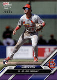 2024 Masyn Winn Topps NOW ROAD TO OPENING DAY PURPLE ROOKIE 20/25 RC #OD-246 St. Louis Cardinals