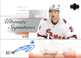 2023-24 Sebastian Aho Upper Deck Ultimate Collection ULTIMATE SIGNATURES AUTOGRAPH 2/49 AUTO #SA-A Carolina Hurricanes