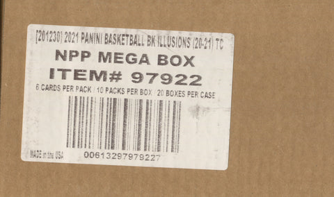 2020-21 Panini Illusions Basketball Mega, 20 Box Case