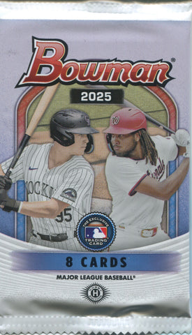 2025 Bowman Baseball Hobby, Pack *RELEASES 5/7*
