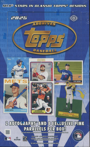 2025 Topps Archives Baseball Hobby, Box