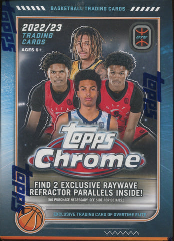 2022-23 Topps Chrome Overtime Elite OTE Basketball, Blaster Box