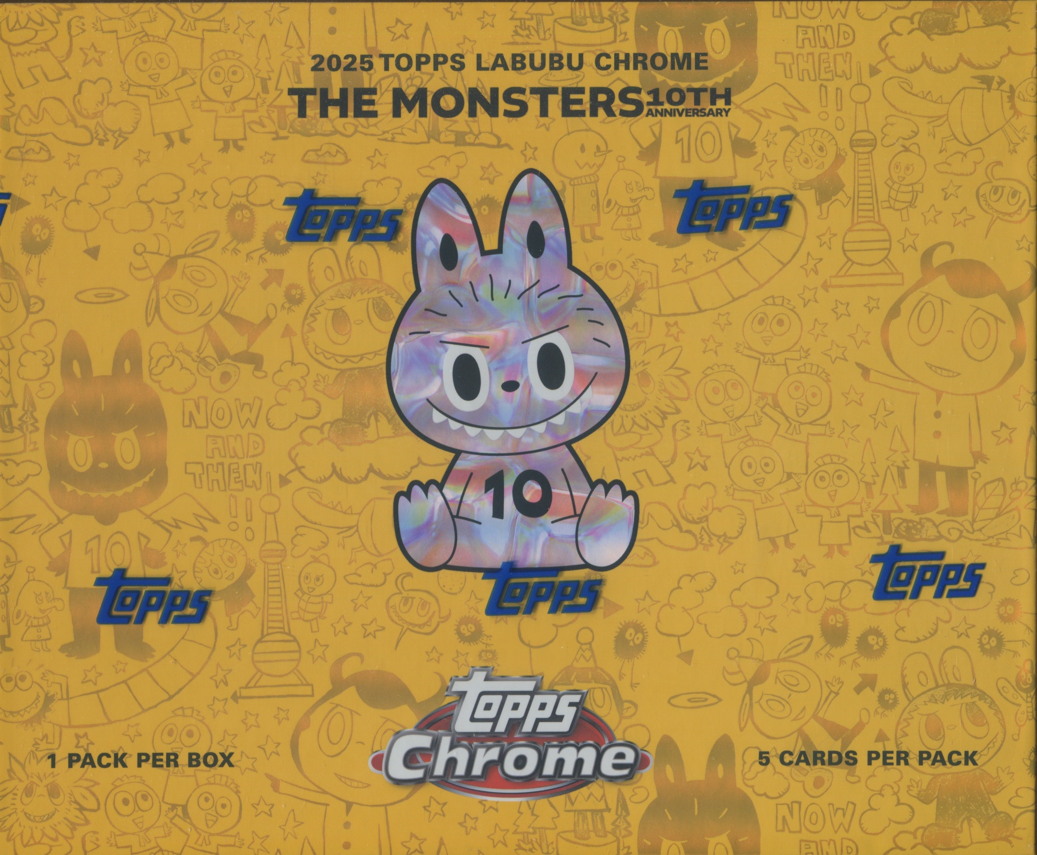 2025 Topps Chrome Labubu 1box 新品・未開封 2025 Topps Labubu Chrome Box – Republic Jewelry & Collectibles