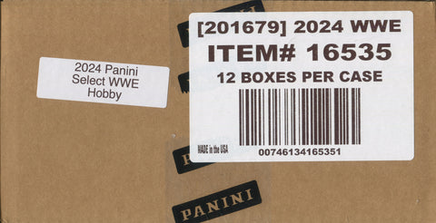 2024 Panini Select WWE Hobby, 12 Box Case *RELEASES 11/8*