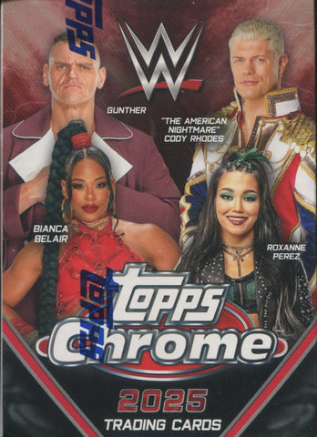 2025 Topps WWE Chrome Blaster, Box