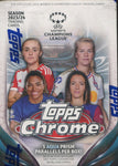 2023-24 Topps UEFA Women's Champions League Chrome Soccer, 40 Blaster Box Case