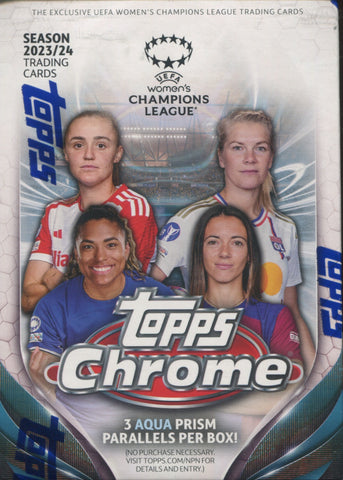 2023-24 Topps UEFA Women's Champions League Chrome Soccer, Blaster Box