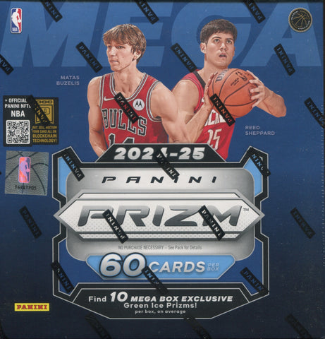 2024-25 Panini Prizm Basketball Hobby, Mega Box (GREEN ICE)