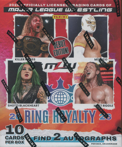 2026 Panini Ring Royalty Major League Wrestling Hobby, Box