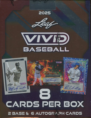 2025 Leaf Vivid Baseball Hobby, Box *RELEASES 11/5*