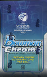 2022 Bowman Chrome Road to UEFA Under 21 European Championship Soccer Hobby, Box