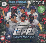 2024 Topps Holiday Baseball, 20 Mega Box Case