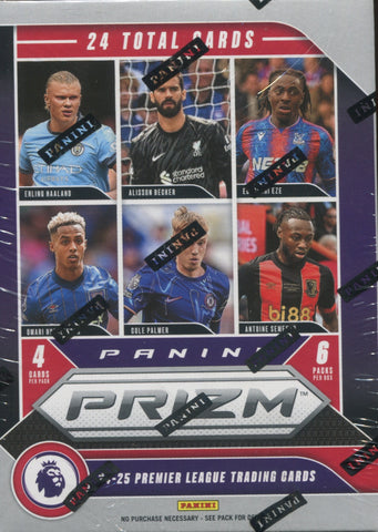 2024-25 Panini Prizm Premier League Soccer Hobby, Blaster Box