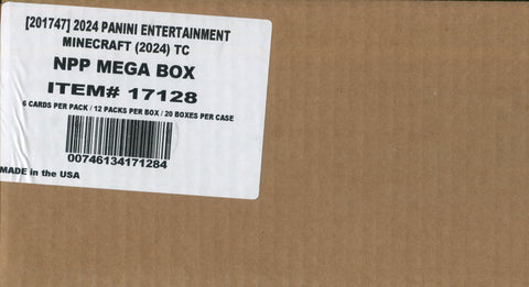 2024 Panini Minecraft, 20 Mega Box Case
